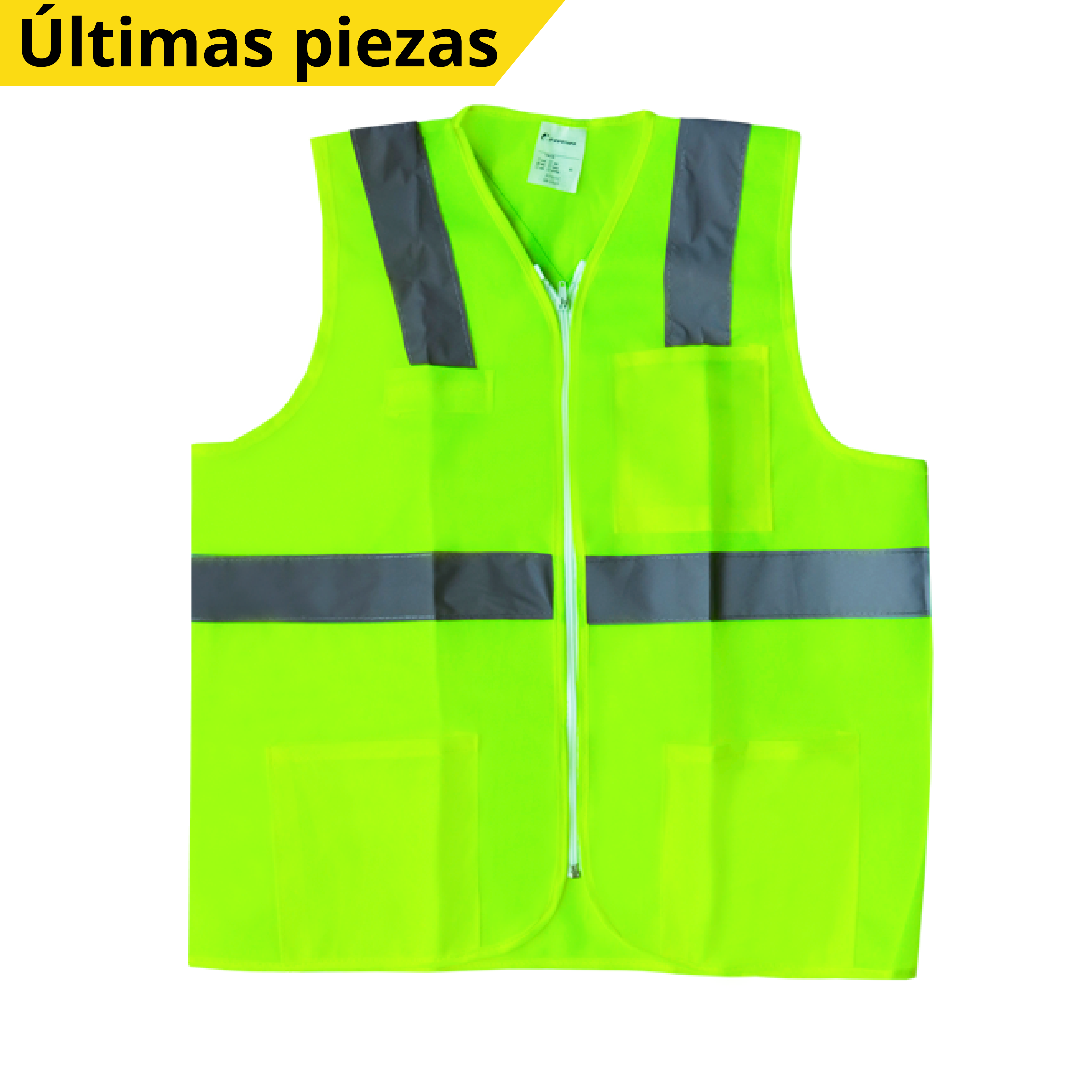 CHALECO ALTA VISIBILIDAD JYRSA VERDE SR-1020VCR